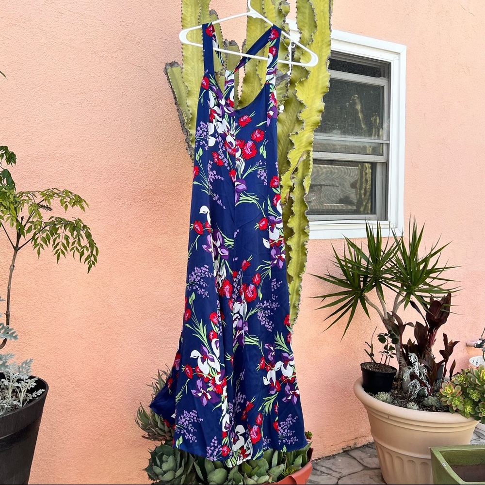 Madewell Cami Maxi Dress in Orchid Bouquet Floral